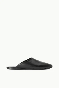STAUD ABBY SLIPPER   BLACK Clearance