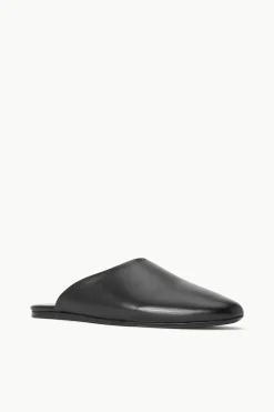 STAUD ABBY SLIPPER   BLACK Clearance