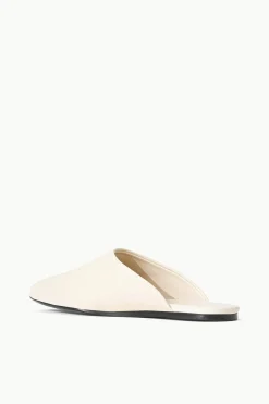 STAUD ABBY SLIPPER   CREAM Hot