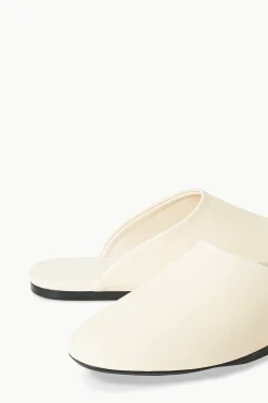 STAUD ABBY SLIPPER   CREAM Hot