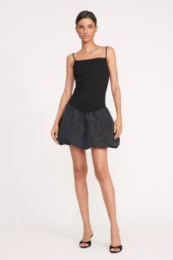 STAUD ABLEE DRESS   BLACK Sale
