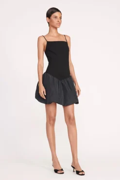 STAUD ABLEE DRESS   BLACK Sale