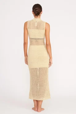 STAUD ADAIR DRESS   NATURAL New