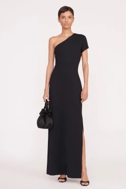 STAUD ADALYNN DRESS BLACK Sale