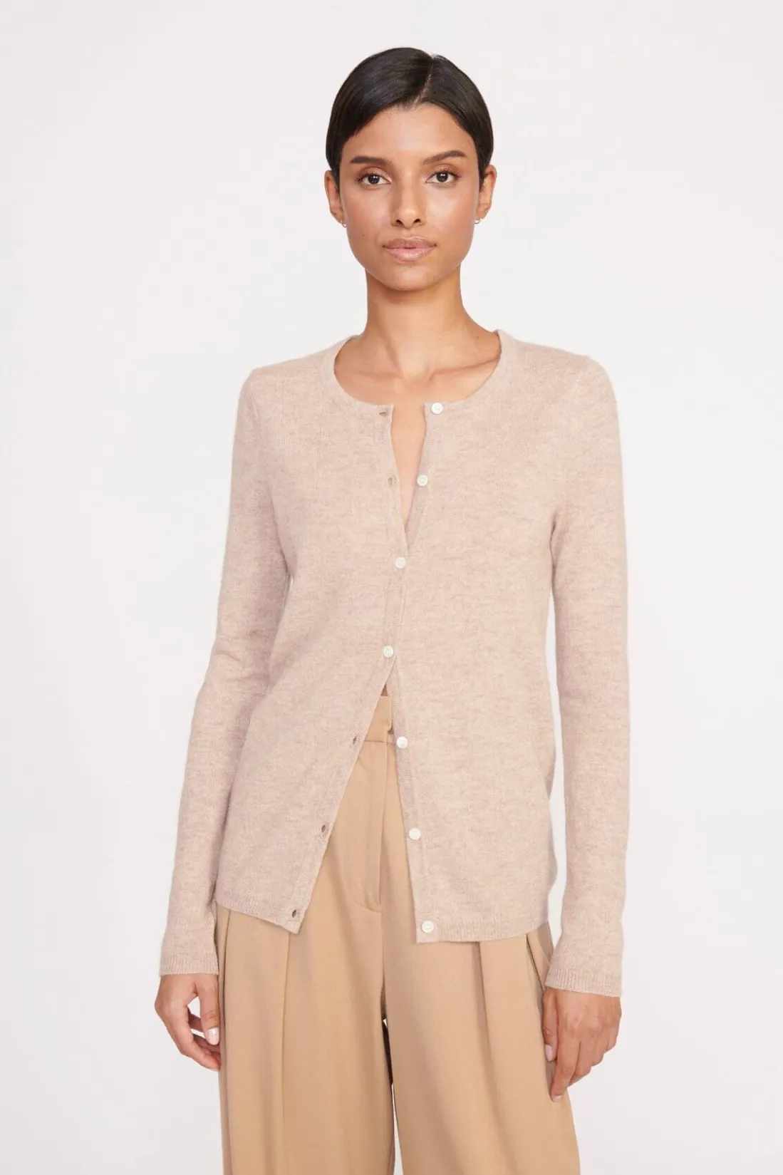 STAUD ADAN CARDIGAN BEIGE Hot