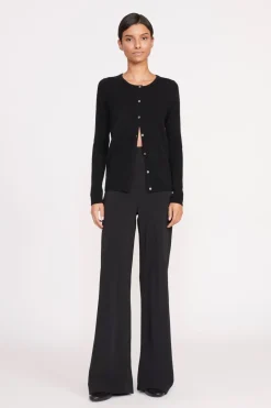 STAUD ADAN CARDIGAN   BLACK Outlet