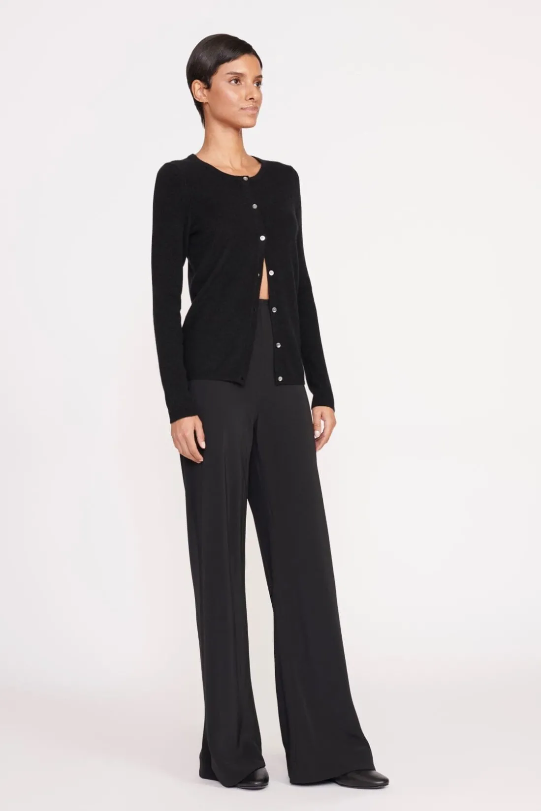 STAUD ADAN CARDIGAN BLACK Outlet