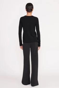 STAUD ADAN CARDIGAN BLACK Outlet