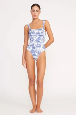 STAUD ADELAIDE ONE PIECE  BLUE TOILE BLUETOILE New