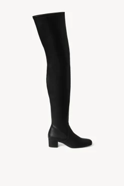 STAUD AIMEE BOOT   VEGAN LEATHER BLACK New
