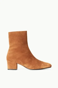 STAUD AIMEE SHORT BOOT  TAN SUEDE TANSUEDE