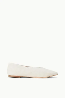 STAUD ALBA BALLET FLAT   NATURAL Sale