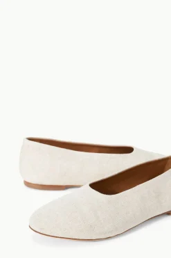 STAUD ALBA BALLET FLAT   NATURAL Sale