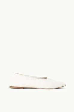 STAUD ALBA BALLET FLAT   PAPER