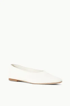 STAUD ALBA BALLET FLAT PAPER