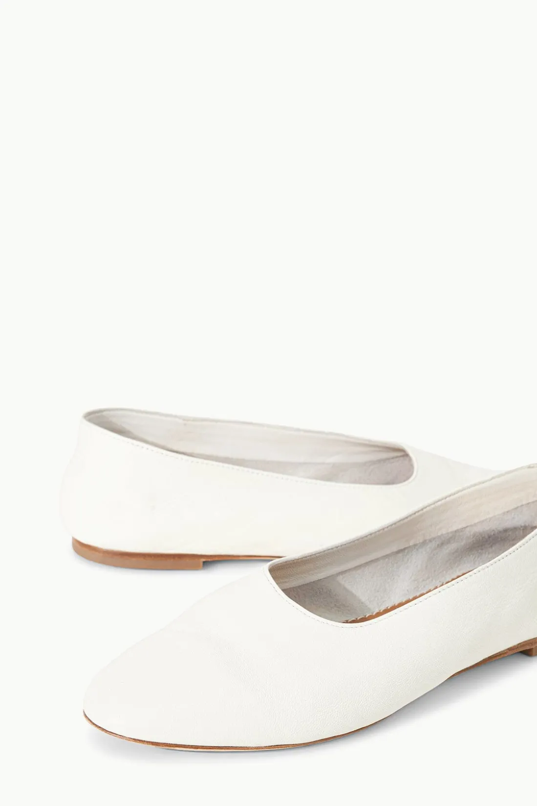 STAUD ALBA BALLET FLAT PAPER