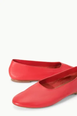 STAUD ALBA BALLET FLAT  RED ROSE REDROSE Online