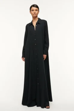 STAUD ALESSIO DRESS   BLACK Sale