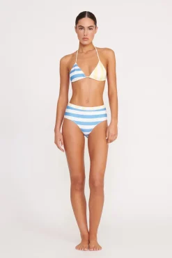 STAUD ALEXIS TRIANGLE TOP  BUTTERCUP SEASHORE STRIPE BUTTERCUPSEASHORESTRIPE Clearance