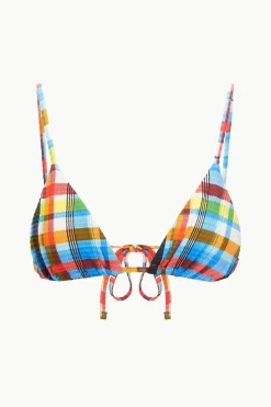 STAUD ALEXIS TRIANGLE TOP  MADRAS PLAID MADRASPLAID Sale