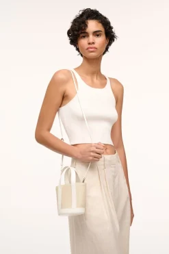 STAUD ALLORA MICRO TOTE  CREAM PAPER CREAMPAPER Online