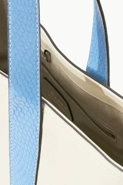 STAUD ALLORA TOTE  CREAM BLUE STAUDBLUE Discount