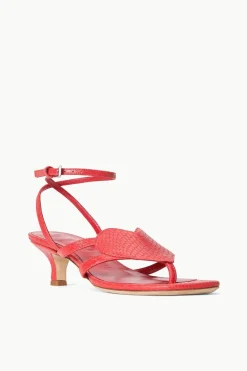 STAUD AMOUR KITTEN HEEL  RED ROSE REDROSE Online