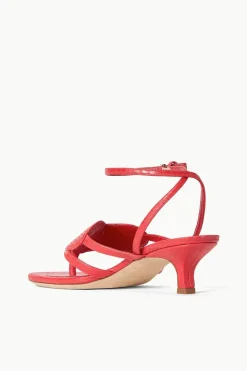 STAUD AMOUR KITTEN HEEL  RED ROSE REDROSE Online