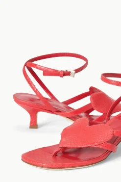 STAUD AMOUR KITTEN HEEL  RED ROSE REDROSE Online