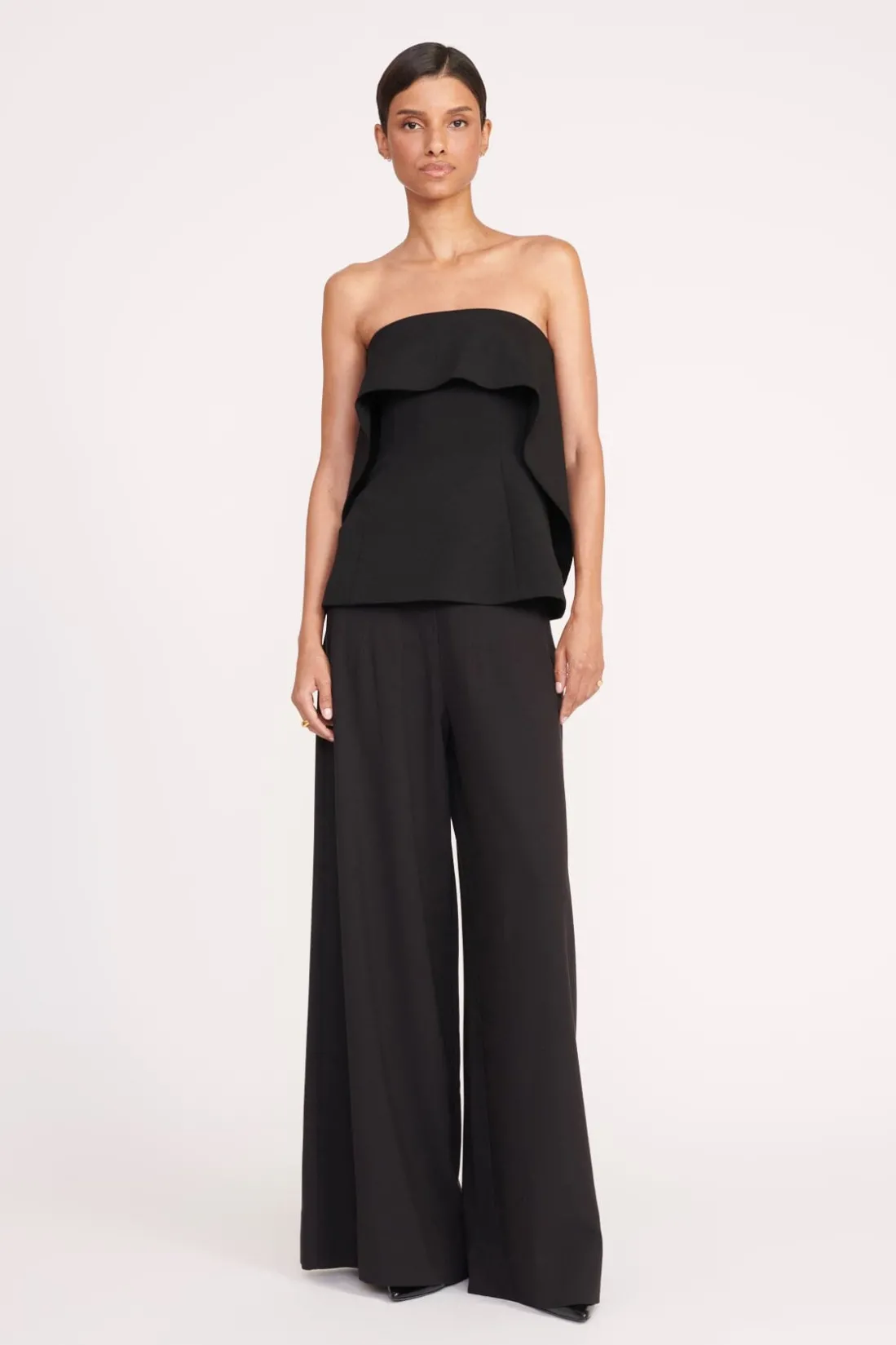 STAUD ANASTASIA TOP BLACK Outlet