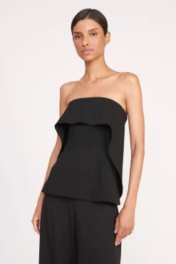 STAUD ANASTASIA TOP   BLACK Outlet