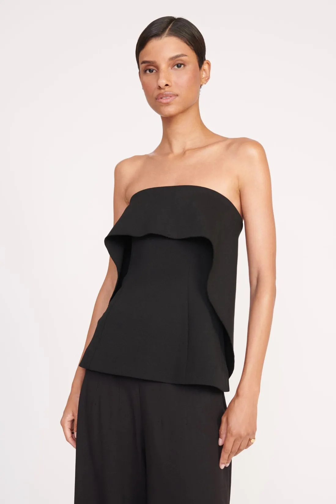 STAUD ANASTASIA TOP BLACK Outlet