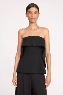 STAUD ANASTASIA TOP BLACK Outlet