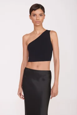 STAUD ANGELA SKIRT   BLACK Discount