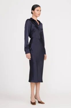 STAUD ANGELA SKIRT   NAVY New