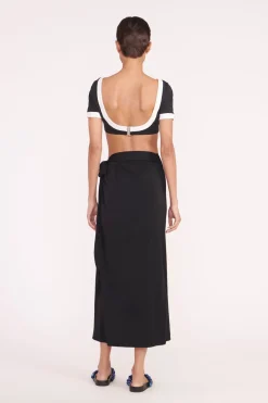 STAUD ANGELICA COVERUP SKIRT   BLACK New