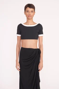 STAUD ANGELICA COVERUP SKIRT   BLACK New