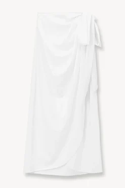 STAUD ANGELICA COVERUP SKIRT WHITE Hot