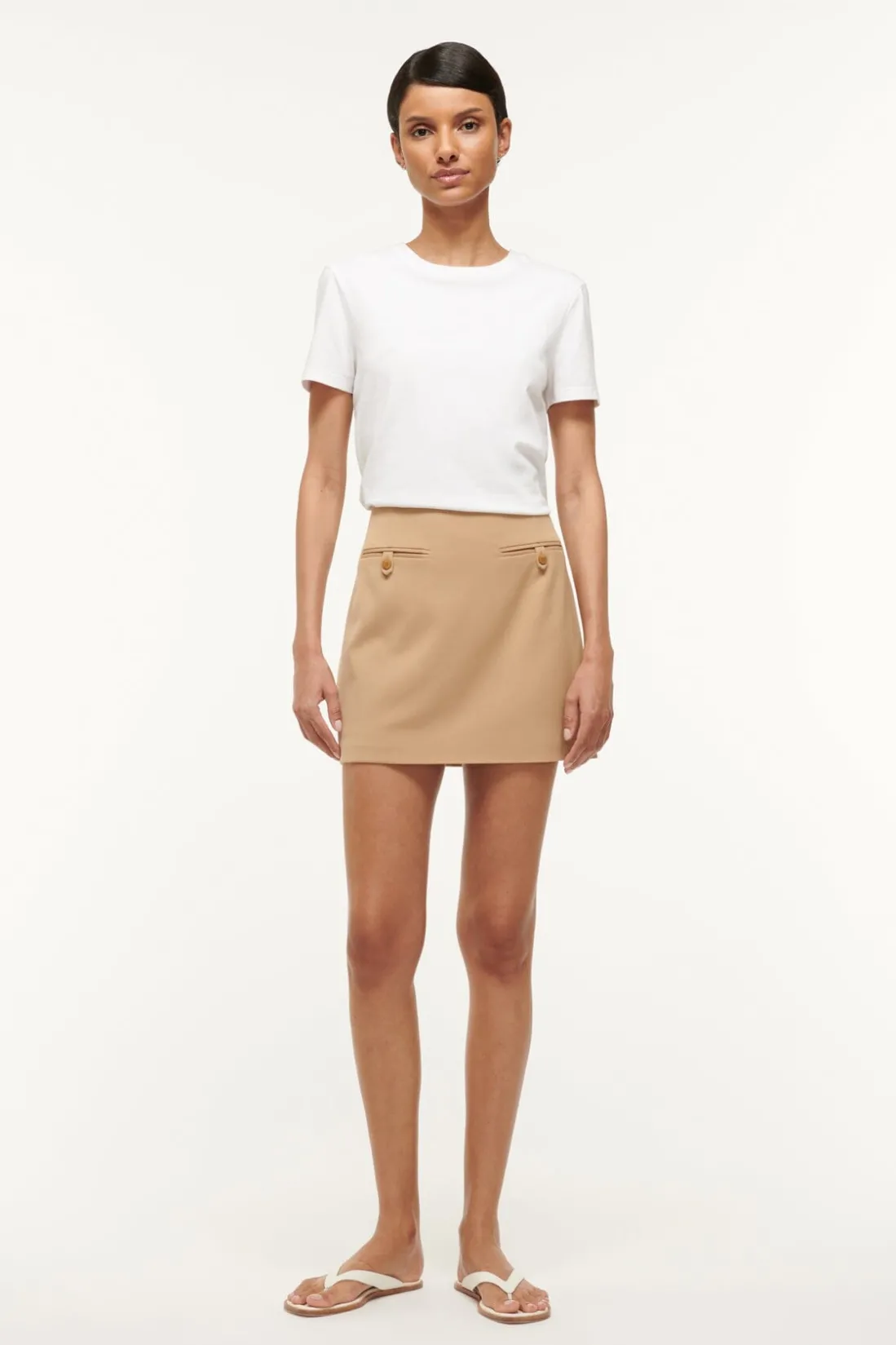 STAUD ANNETTE SKIRT CAMEL Outlet