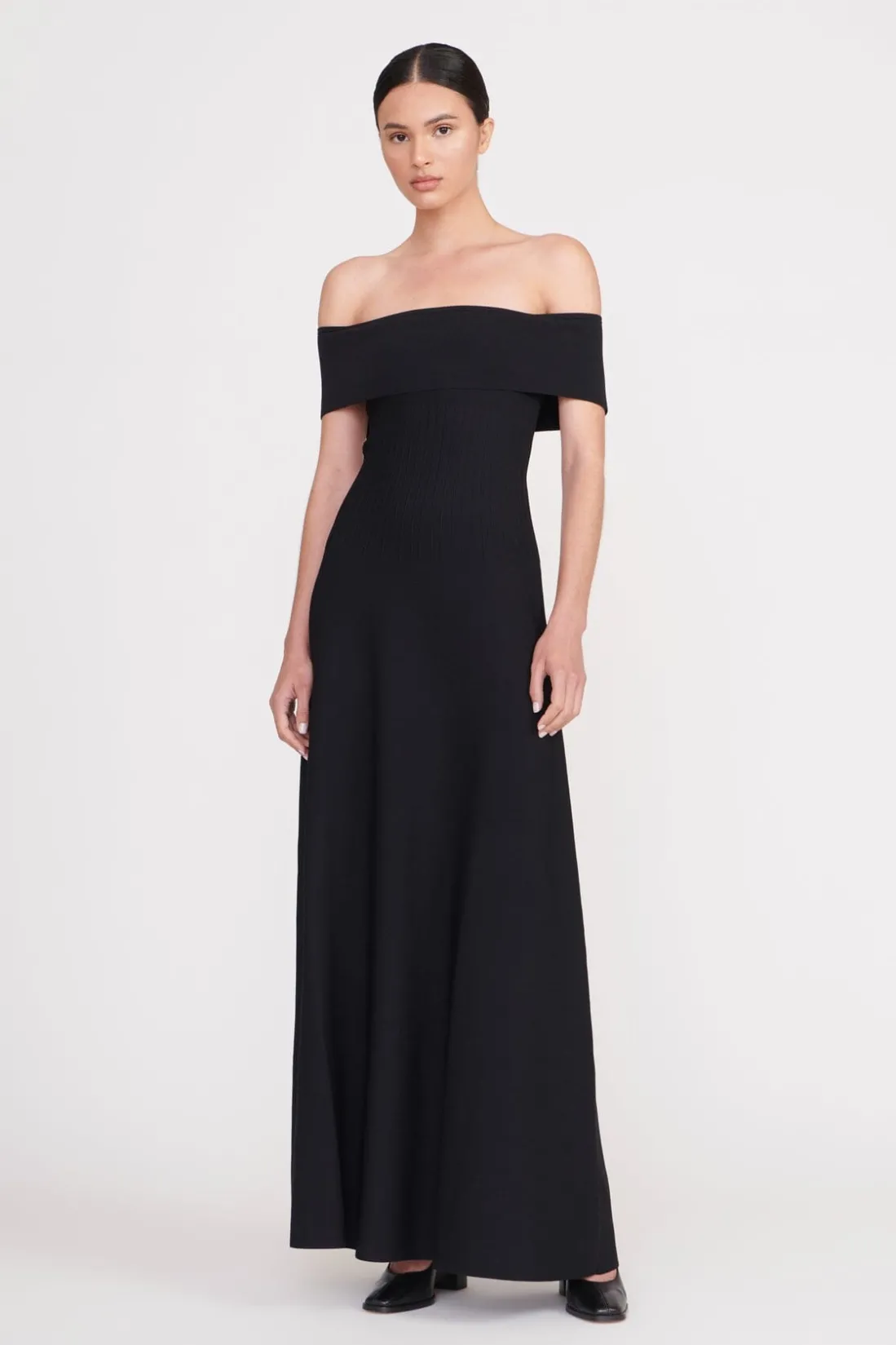 STAUD ARTISTRY DRESS BLACK New