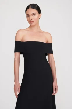 STAUD ARTISTRY DRESS BLACK New