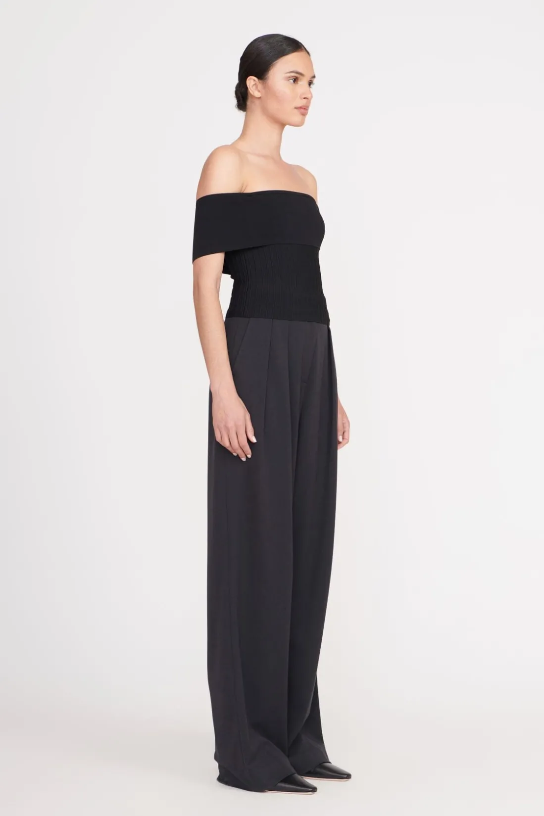 STAUD ARTISTRY TOP BLACK Sale