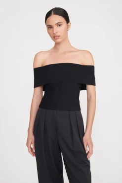 STAUD ARTISTRY TOP BLACK Sale