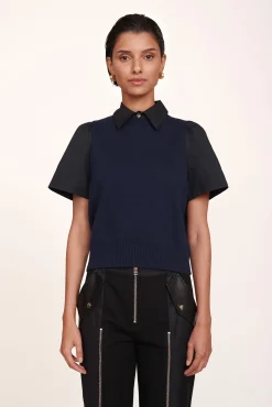STAUD ARYA TOP  NAVY BLACK NAVYBLACK Clearance