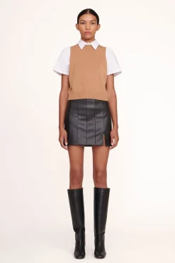 STAUD ARYA TOP  TAN WHITE TANWHITE Hot