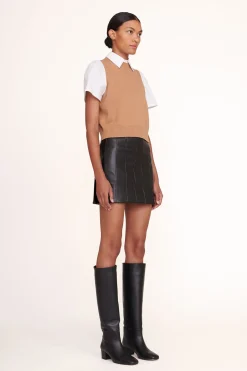 STAUD ARYA TOP  TAN WHITE TANWHITE Hot