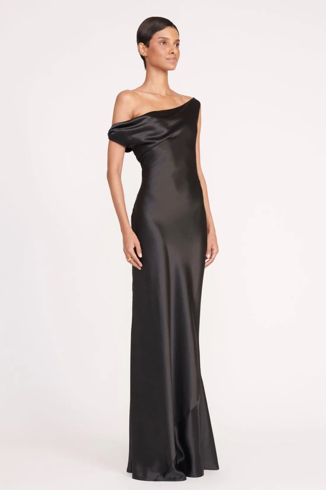 STAUD ASHANTI DRESS BLACK Clearance