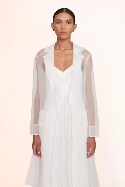 STAUD ASHLEY DRESS WHITE Sale