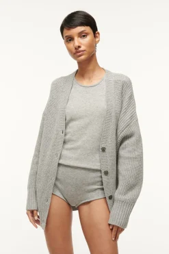 STAUD AYANA TOP  HEATHER GREY HEATHERGREY Sale