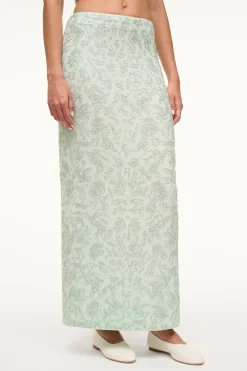 STAUD BARLETTA SKIRT   CARIBBEAN Outlet